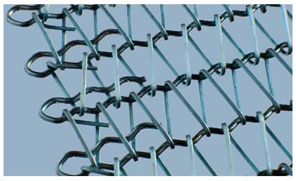 A balanced weave conveyor belt with bending edge
