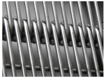 An eye link conveyor belts ECB without spacers