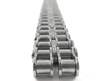 Vertical direction of roller chain shows more details.